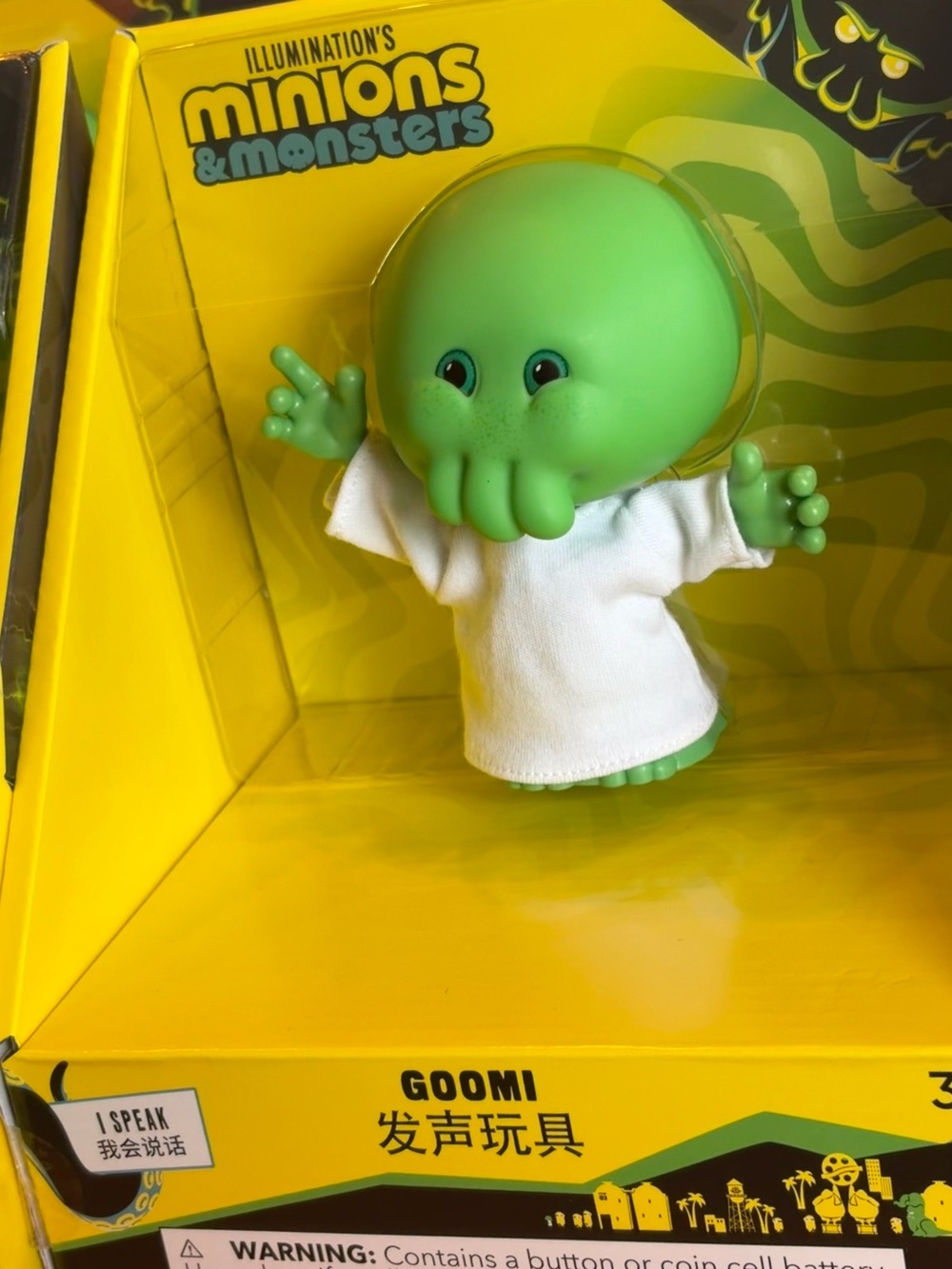 NEW Universal Studio Exclusive Minions Gloomi Interactive Alien Shoulder Pal